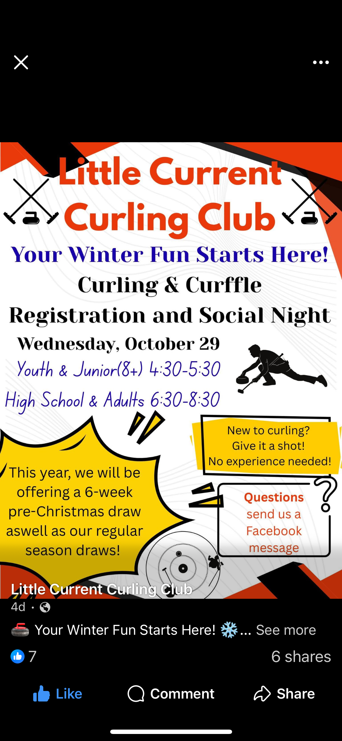 Curling Registration