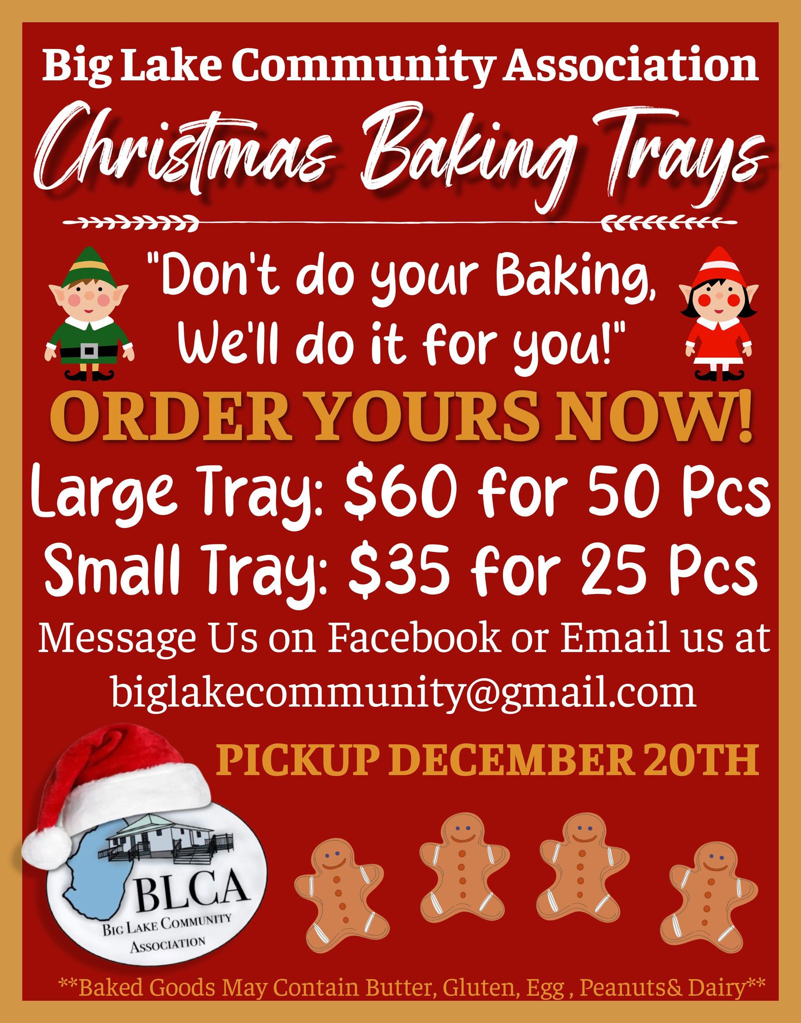 Christmas Baking Trays